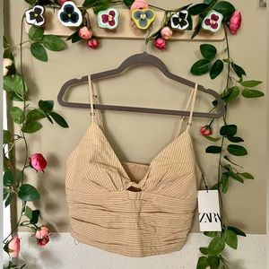 Zara Cutout Cropped Tank